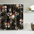 thumbnail image 3 of Floral Plant Leaf Flowers Fabric Waterproof Polyester Shower Curtains Bathroom Curtain Bath Printing, 3 of 7