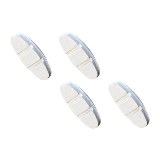 Almencla 4 Pieces Brake Pads Enhance Safe High Performance Sturdy Cycling Accessories White