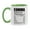 White/Light Green, variant on Eomma Coffee Mug, Nutrition Facts Mug For Eomma, Funny Gift For Eomma, 11Oz Or 15Oz Cup