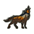 thumbnail image 5 of Wooden Creative Wolf Decoration With Built-In Light, Stylish Rustic Wall Art For Living Room Bedroom Bathroom, Distressed Paint Finish Creative Gift For Nature Lovers, 5 of 8