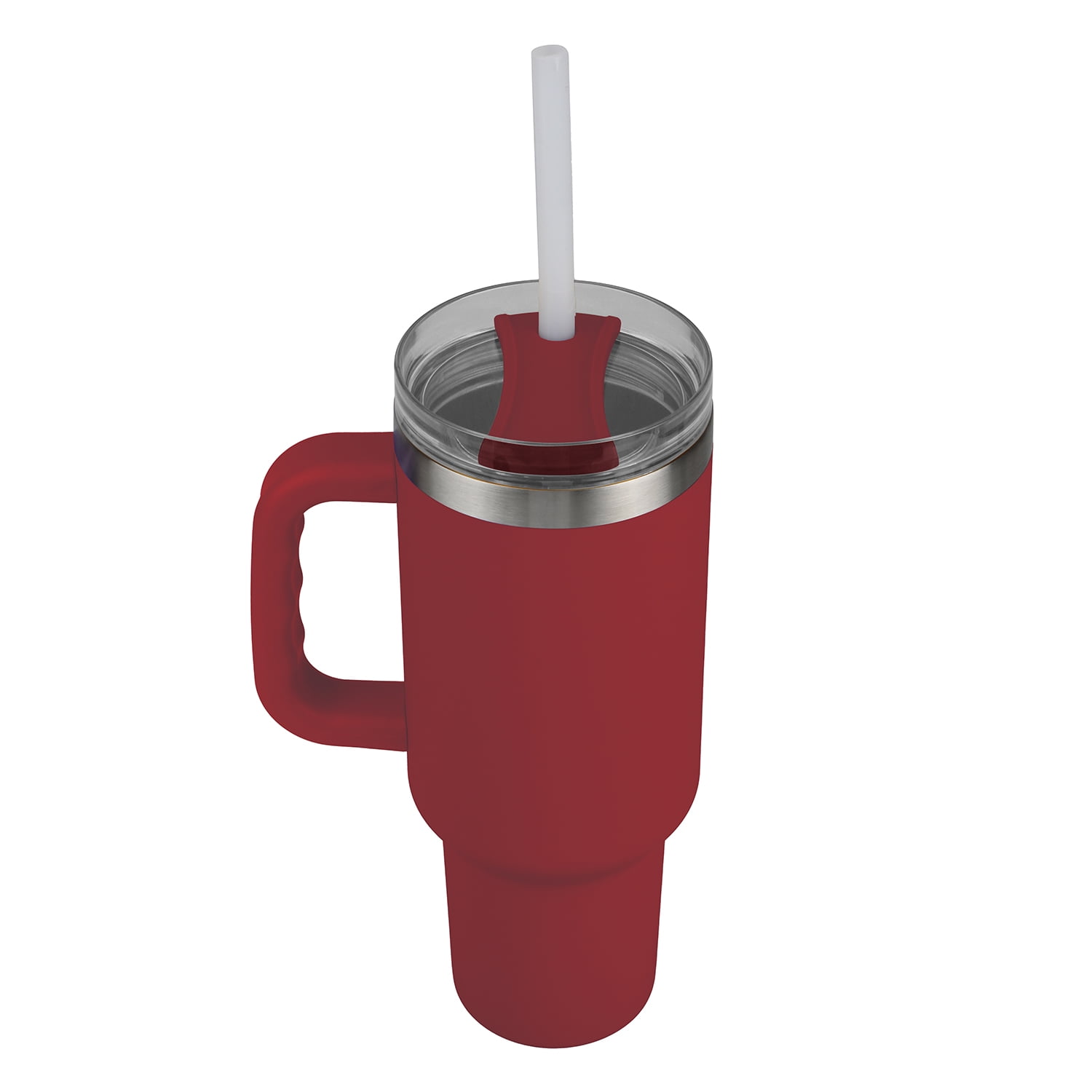 Ozark Trail 40oz Stainless Steel Tumbler, Dark Red