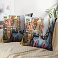 thumbnail image 3 of LALILO Throw Pillow Covers Christmas Cathedral Red Square Russia Cushion Cover 18" x 18", 2 Pack, 3 of 6