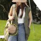 thumbnail image 4 of Sombrero de pescador fino de verano Sombrero plegable para el sol: tela, secado rápido, protección UV, gorra para almacenamiento en viajes y excursiones al aire libre, 4 of 5
