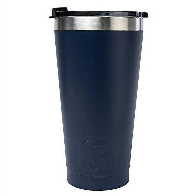 RTIC 40 oz RTIC Road Trip Tumbler Double-Walled Insulated Stainless Steel  Portable Travel Coffee Mug Cup with Lid, Handle and Straw, Pacific Glitter