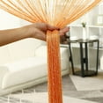 thumbnail image 6 of PiccoCasa Decorative String Curtain Fringe Panel, 39" x 79" Orange, 6 of 6