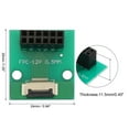 thumbnail image 2 of Uxcell FFC FPC Connector Board 12 Pin 0.5mm 2.54mm to 1.0mm 2.54mm TV PCB Converter Board, 2 of 5