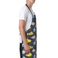 thumbnail image 3 of Naloa Watercolor Bathyscaphe Apron Kitchen Aprons with Pockets for Women Men Chef, 3 of 8