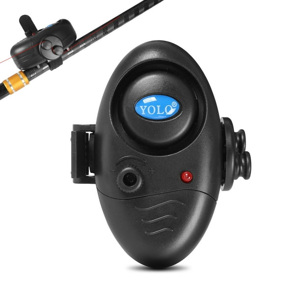 Electronic Fish Bite Alarm with Adjustable Fishing Buffer Alarms Indicators