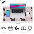 thumbnail image 5 of Long Mouse Pads for Desk,Scottish Terrier Desk Mats on Top Of Desks, Desk Mouse Pad Extra Large with 3mm Non-Slip Base and Stitched Edge for Gaming,Office,Work,Home 31.5"x15.7", 5 of 6
