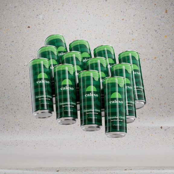 Calexo Cucumber Citron Non Alcoholic Sparkling Beverage 12 oz. 12pk 0.0% ABV