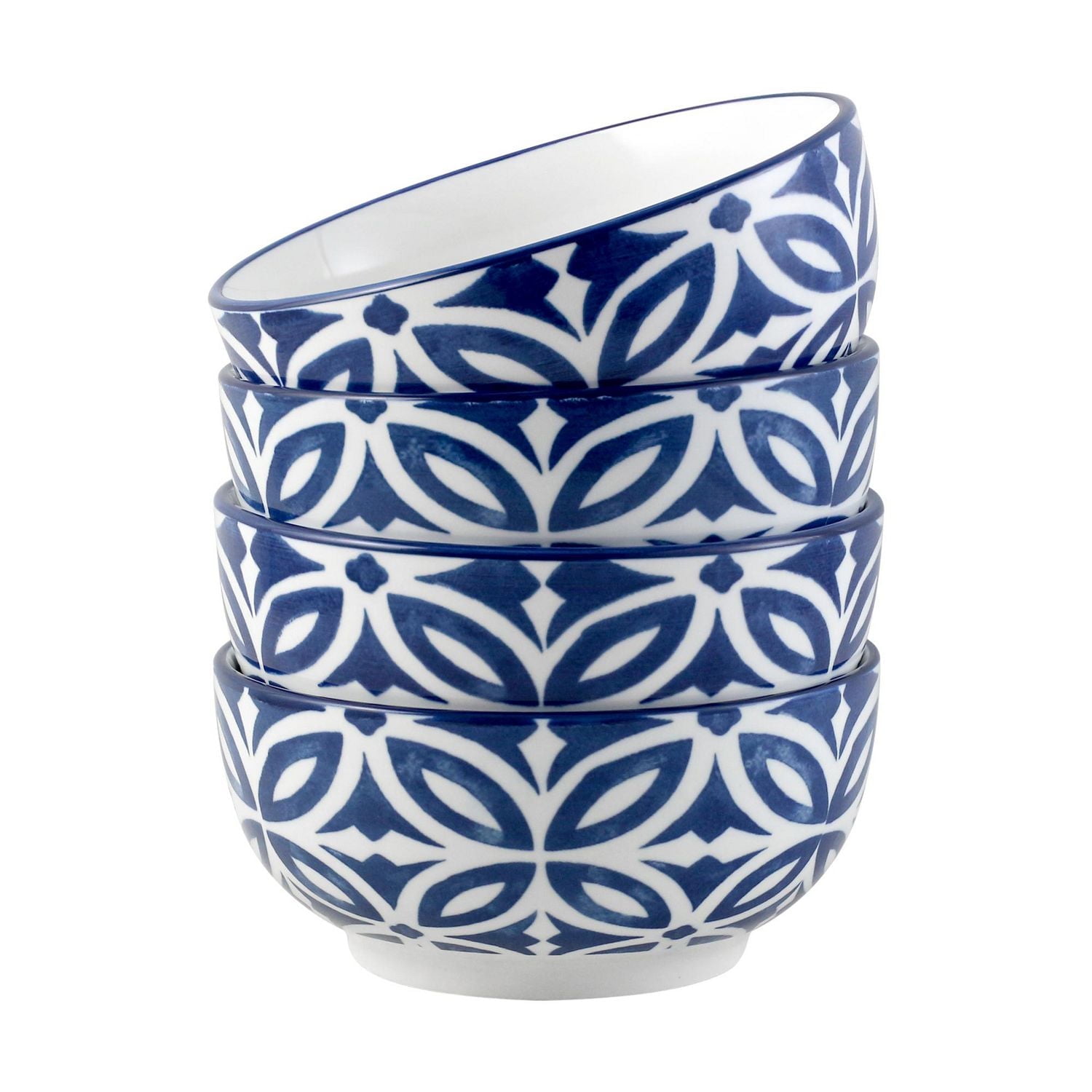 Mainstays ensemble de vaisselle à motif bleu émaillé, 12 pièces