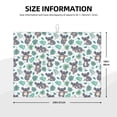 thumbnail image 3 of Bingfone Bears and Tropical Leaves ,18" x 24"Dish Drying Mat for Kitchen Counter,Ultra Absorbent Microfiber, 3 of 9