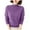 A_Purple, variant on Women's Mock Neck Sweater Classic Long Sleeve Soft Knit Pullover Warm Slim Fit Fall Winter Top Black S