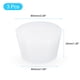 thumbnail image 2 of Uxcell 3 Pcs Tapones de Goma Sólida de Silicona Blanca, Tapones Cónicos para Fregaderos, Diámetro de 42 mm a 53 mm, 2 of 6