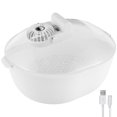 thumbnail image 2 of Defrosting Tray for Frozen Meat Fast Thawing Plate Board Meat Defroster with Draining Basket 360° Atomized Stereoscopic Defrosting Box USB Rechargeable Food Preservation and Thawing Mach, 2 of 11