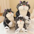thumbnail image 4 of Juguete de peluche de dibujos animados Kawaii para niños y niñas, muñeco de gato negro suave, almohada de Animal, regalo de cumpleaños y Halloween, 15-60cm, 4 of 5