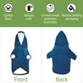 thumbnail image 6 of Sikiie Deep Blue Glitter Dog Hoodie,Dog Clothes,Dog Sweatshirt ,Dog Shirt, Dog Clothes for Puppy Kitten Small Dogs Cats-Small, 6 of 7