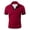 51#Red, variant on Mens Polo Shirt Short Sleeve Breathable Mesh Knit Casual Golf Top Summer Lightweight Loose Fit Out Sport Tee for Men Gray 2XL