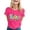 Hot Pink, variant on Womens Plain Tee Solid Color Casual Crew Neck Short Sleeve Graphic Letter Print T-Shirt for Women Comfortable Everyday Basic Tee M Pink