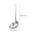 thumbnail image 2 of Stainless Steel Kitchen Utensil Food Strainer Colander Spoon Skimmer Ladle with Long Handle, 2 of 9