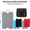 thumbnail image 3 of Silicone Pot For Dual Air Fryer, 2pcs Silicone Air Fryer Liner Dual Air Fryer Silicone Air Fryer Basket, Air Fryer Rack Accessory For Air Fryer, Oven,, 3 of 5