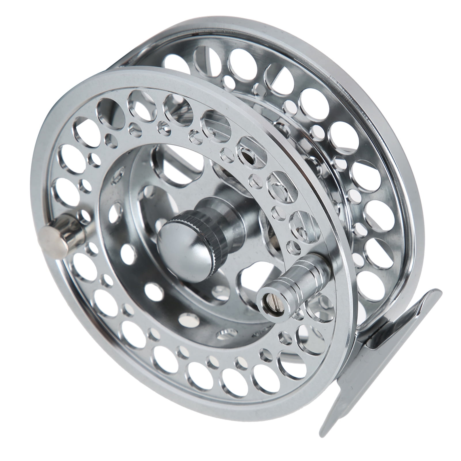 Sarapandan 9/10 Fishing Fly Reel 3 Ball Bearing 1:1 Gear Ratio CNC Aluminum Alloy Fishing Reel