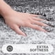 thumbnail image 2 of Alfombra de baño OLANLY Luxury de poliéster extrasuave, 60 x 40 cm, color gris, 2 of 6