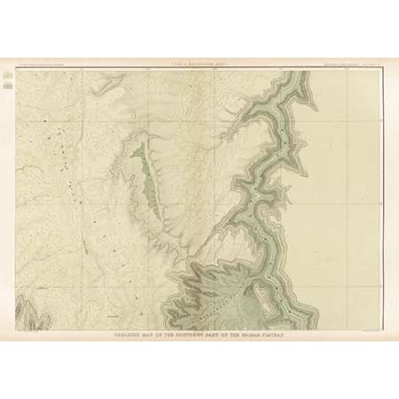 Geologic Map - Grand Canyon - Geologic Map of The Southern Part of The Kaibab Plateau
