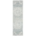 thumbnail image 2 of SAFAVIEH Abstract Bryanne Floral Wool Runner Rug, Light Blue, 2'3" x 8', 2 of 10
