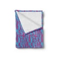 thumbnail image 2 of Blue and Pink Soft Flannel Fleece Throw Blanket, Abstract Contemporary Pattern with Vibrant Squares, Cozy Plush for Indoor and Outdoor Use, 50" x 60", Hot Pink Sky Blue, by Ambesonne, 2 of 5
