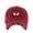 Maroon, variant on Cats with Heart Vintage Baseball Cap Embroidered Cotton Adjustable Distressed Dad Hat Maroon