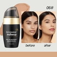 thumbnail image 2 of ABPWLY Moisturizing Foundations Fluid Easy to Create Uniform Skin Color Concealer Moisturizing Suitable for A Variety Of Skin to Make Skin Shiny 30ML Clearance Makeup Concealer Canada Days, 2 of 8