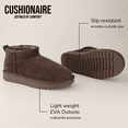 thumbnail image 4 of Cushionaire Hip 2 Genuine Suede Ankle Boots for Women, Cozy Faux Shearling Lining Pull On Winter Womens Boots, 4 of 15