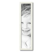ArtToFrames 6x26" White Picture Frame, White Wood Poster Frame, with Regular Acrylic and 2 (FBPL-5140)