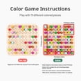 thumbnail image 6 of Color Sudoku, Sudoku Board, Wooden Sudok u Board Game for Early Education Logical Thinking, Building Confidence in Problem-Solving from Age 3, 6 of 10