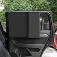 thumbnail image 4 of Magnetic Car Sun Shade - Lightproof UV Blocking Window Curtain for Side Windows, Driving Auxiliary Back Row, Polyester Mesh with 10 Strong Magnets, Easy Install, Black, 4 of 6