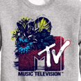 thumbnail image 3 of MTV Logo - Americana Tropic - Toddler And Youth Crewneck Fleece Sweatshirt, 3 of 5