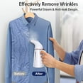 thumbnail image 3 of JFengqi Steamer for Clothes, 700W Powerful Handheld Garment Steamer, Portable Travel Steam Iron, 150ml Water Tank, 3 of 8