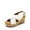 WHITE-PU, variant on Women's Platform Wedge Heel Sandals Comfortable Ankle Strap Sandals for Women Casual Dressy Summer