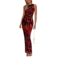 thumbnail image 1 of Vestido PRETTYGARDEN 2026 Maxi Floral de Malla sin Mangas M, 1 of 7