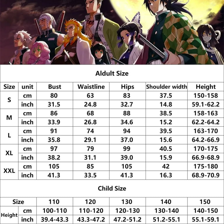 13 Main Demon Slayer Characters' Age, Birthday, and Height - Peto Rugs