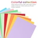 thumbnail image 3 of BRIGHTFUFU 100 hojas de cartulina de colores, cartulina de colores surtidos, papel para hacer tarjetas, papel grueso para manualidades, material para manualidades en el aula, tamaño A4, 230 g/m², 3 of 7