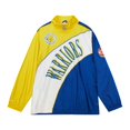 thumbnail image 2 of Men's Mitchell & Ness  White Golden State Warriors Hardwood Classics Arched Retro Lined Full-Zip Windbreaker Jacket, 2 of 4