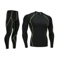 thumbnail image 3 of Long Underwear Mens Thermals Base Layer Men Cold Weather Gear Long Johns for Winter Cycling Running Hunting, 3 of 6