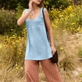thumbnail image 6 of Zekutng Summer Dresses for Women New Spring/Summer Round-Neck Polka Short Sleeved Knee Length Dress,Sizes S-2XL, 6 of 8