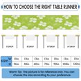 thumbnail image 2 of Qzaxky table runner Green 13 x 72 Inch, Spring Summer Table Runner Green Floral Table Runner Decoration for Indoor Outdoor Home Dinner Party Wedding Decor, 2 of 9