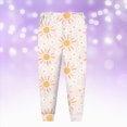 thumbnail image 6 of Baby Girls Clothes 24 Months 2T 3T 4T 5T 6T 7T Girls 2PCS Fall Winter Outfits Set Toddler Girls Long Sleeve Top Pants Set Tie-dye Pants Set Yellow Size 4-5 Years, 6 of 8