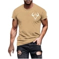 thumbnail image 2 of Tops para hombre, blusas y camisas de cuello redondo y manga corta para hombre, camisetas casuales de moda para hombre, blusas deportivas de cuello redondo y manga corta, blusas de poliéster para homb, 2 of 5