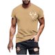 thumbnail image 1 of Camisetas de Manga Corta para Hombre Imprimir Deportes de Manga Corta Cuello Redondo Blusa Algodón Poliéster, Nueva Moda Casual Camiseta para Hombres, 1 of 5