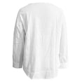 thumbnail image 5 of Endives Womens Linen Shirt Button Down Shirts Long Sleeve Casual Blouses Linen Clothes Thin Lightweight Breathable Womens Top, 5 of 6